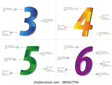 Four Steps Circle Diagram Different Colors