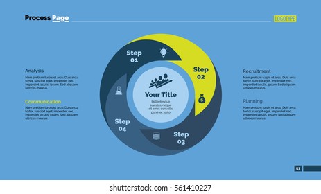 Four Steps Cycle Slide Template