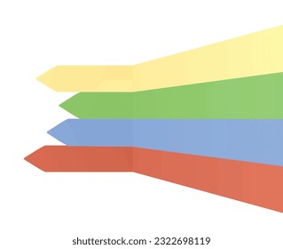 Four steps infographics. vector illustration