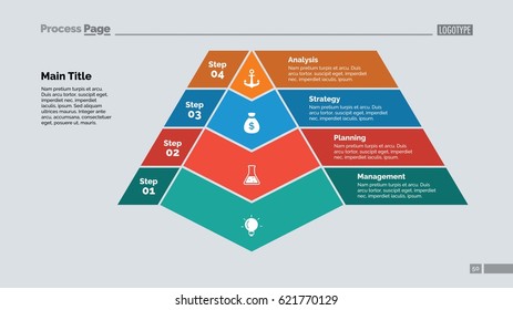 Four Steps Pyramid Slide Template