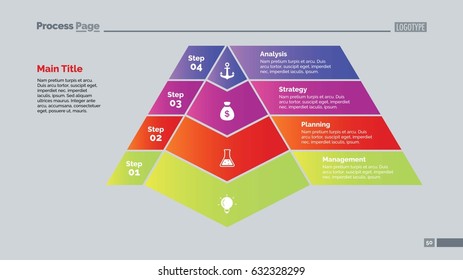 Four Steps Pyramid Slide Template