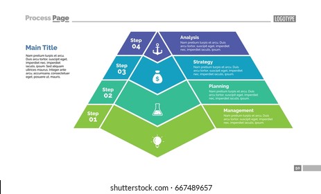 Four Steps Pyramid Slide Template