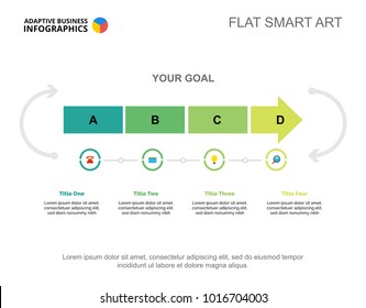 Four Steps Startup Slide Template