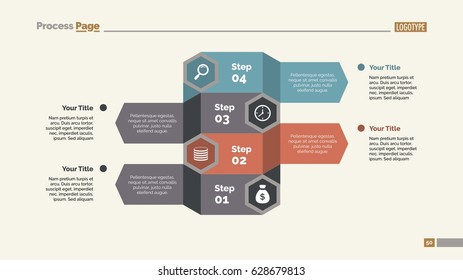 Four Steps Strategy Slide Template