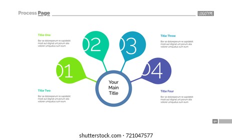 Four Steps For Success Slide Template
