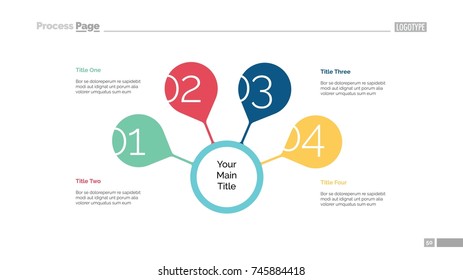 Four Steps For Success Slide Template