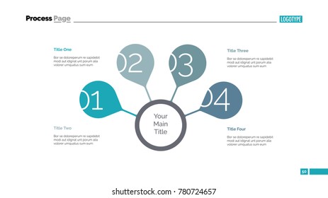 Four Steps For Success Slide Template