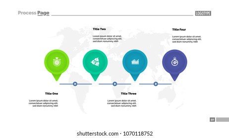 Four steps timeline diagram template. Business data. Graph, chart, design. Creative concept for infographic, report. Can be used for topics like economics, workflow, development