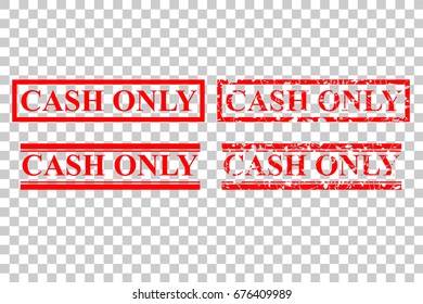 Four Style of Rubber Stamp Effect - Cash Only