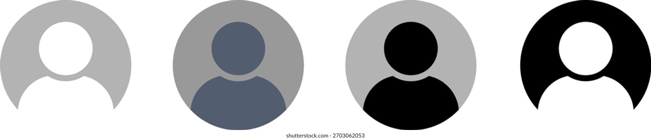 Cuatro figuras humanas estilizadas se representan en una progresión de gris claro a negro sólido, mostrando formas y siluetas abstractas.