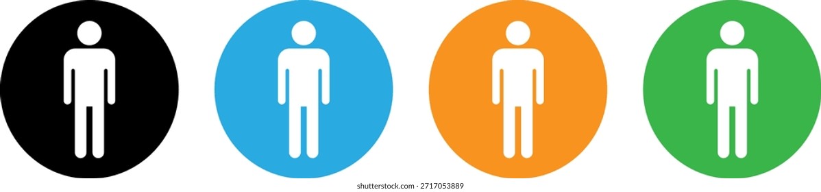 Quatro figuras humanas estilizadas com formas ovais de cores diferentes são exibidas