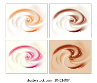 Four surfaces of cream