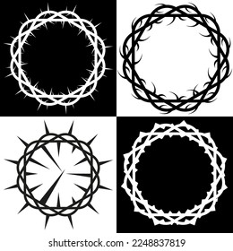 four thorns frames for decoration