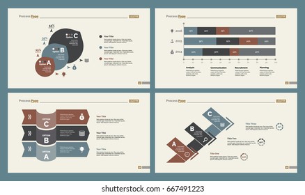 Four Training Slide Templates Set