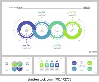 Four Training Slide Templates Set