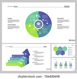 Four Training Slide Templates Set