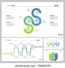 Four Training Slide Templates Set