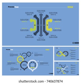 Four Training Slide Templates Set