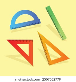 Four types of instruments used in geometry