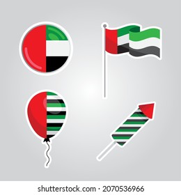 Vier nationale Symbole für VAE
