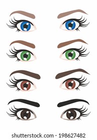 Eye Colouring In Stock Vectors Images Vector Art Shutterstock