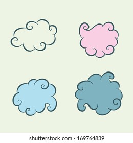 Four vector clouds