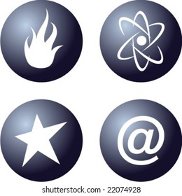 four vector icon