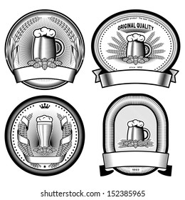 four vector  labels