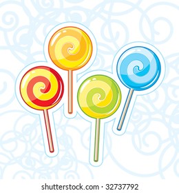 Four vector lollipops