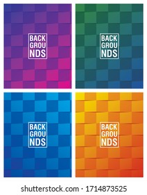 four vibrant colors background icon vector illustration design