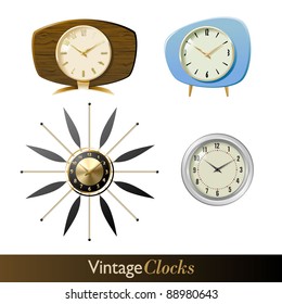 Cuatro relojes vintage