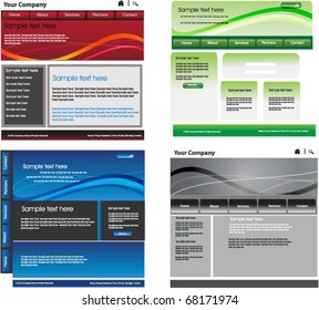 four web design template