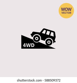 Four wheel drive car