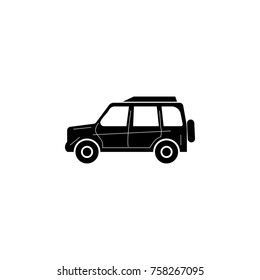 Four wheel drive car. Car type simple icon. Transport element icon. Premium quality graphic design. Signs, outline symbols collection icon for websites, web design on white background