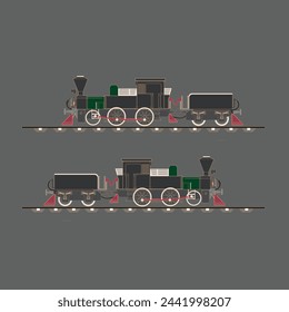 Four Wheeler Dubs, an old train made in England. In the book Locomotive and Trailer History