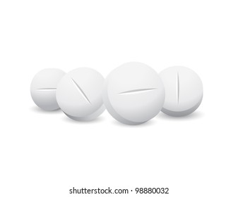 four white pills