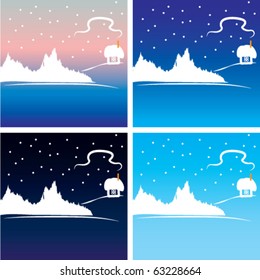 Four winter pictures