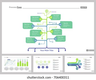 Four Workflow Slide Templates Set