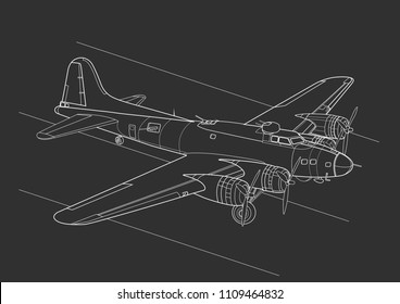  Four-engine heavy bomber