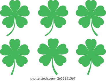 A four-leaf clover icon, likely for use in a design or illustration