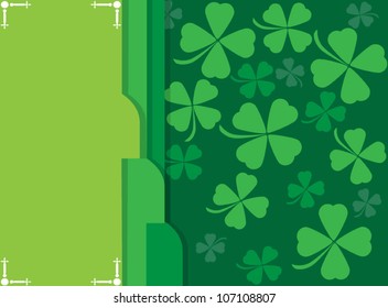 Four-Leaf Clover Pattern card