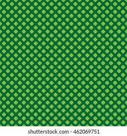 four-leaf clover seamless pattern
