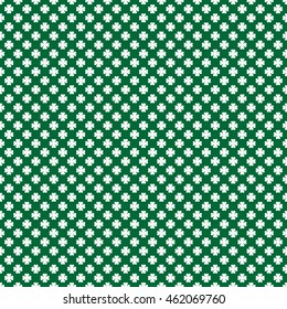 Four-leaf Clover Seamless Pattern