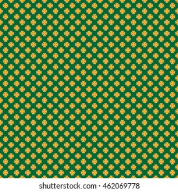 four-leaf clover seamless pattern