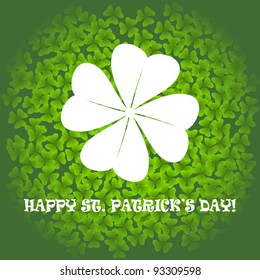 Four-Leaf Clover St. Patrick's Day Design