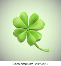 Four-leaf lucky clover