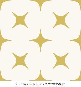 Estrellas de oro de cuatro puntos que repiten el patrón. Una disposición de símbolos en forma de estrella.