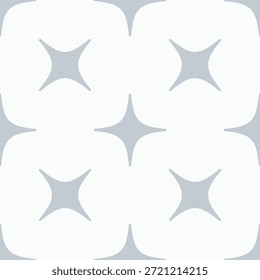 Estrellas plateadas de cuatro puntos repitiendo el patrón. Una disposición de símbolos en forma de estrella.