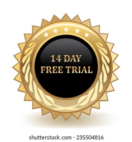 Fourteen Day Free Trial Badge
