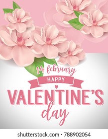 Fourteen February Valentines Day Lettering